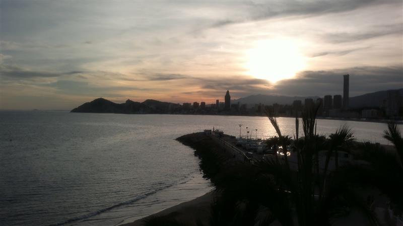 Benidorm Sonnenuntergang